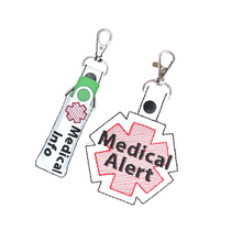 Load image into Gallery viewer, Medical Information USB Holder Bag Tag