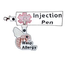 Load image into Gallery viewer, Wasp Allergy Bag Tag