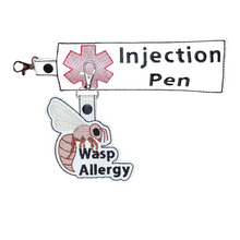 Load image into Gallery viewer, Wasp Allergy Bag Tag
