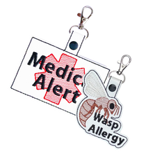 Load image into Gallery viewer, Wasp Allergy Bag Tag