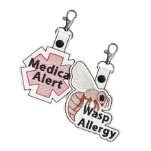 Load image into Gallery viewer, Wasp Allergy Bag Tag