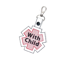 Load image into Gallery viewer, With Child Key Bag Tag
