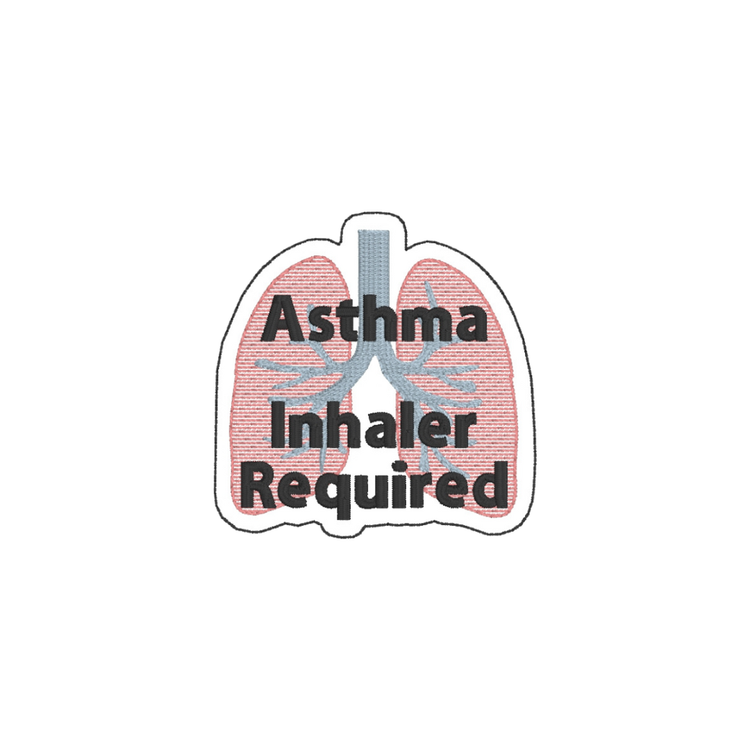 Asthma Sticker - Inhaler Required – 2.5