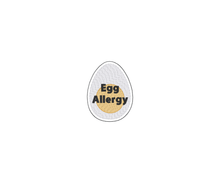 Load image into Gallery viewer, Egg  Allergy (Boiled) Awareness Sticker – 2.5&quot; Medical Alert Decal - Set of 12
