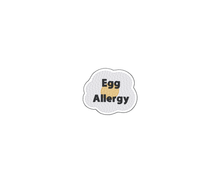 Load image into Gallery viewer, Egg  Allergy (Fried) Awareness Sticker – 2.5&quot; Medical Alert Decal - Set of 12
