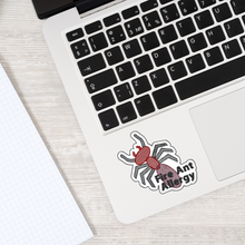Load image into Gallery viewer, Fire Ant Allergy Awareness Sticker – 2.5&quot; Medical Alert Decal - Set of 12
