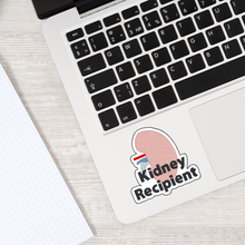 Load image into Gallery viewer, Kidney Recipient Sticker – 2.5&quot; Medical Alert Decal - Set of 12
