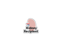Load image into Gallery viewer, Kidney Recipient Sticker – 2.5&quot; Medical Alert Decal - Set of 12
