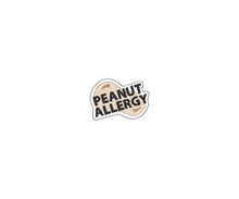 Load image into Gallery viewer, Peanut Allergy Sticker – 2.5&quot; Medical Alert Decal - Set of 12
