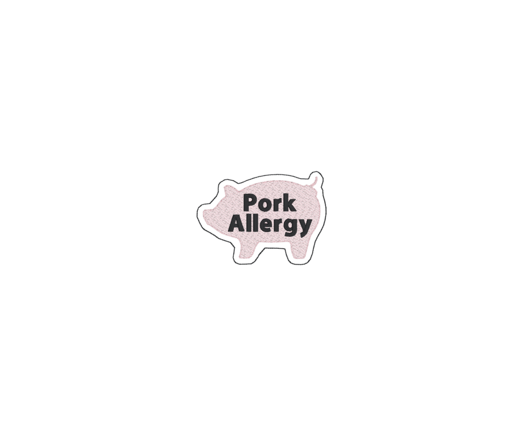 Pork Allergy Sticker – 2.5