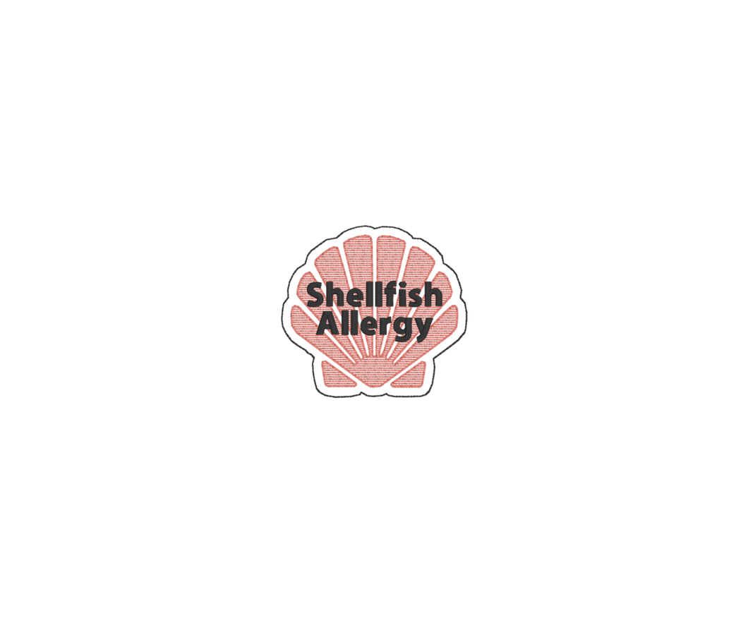 Shellfish Allergy Sticker – 2.5
