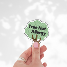 Load image into Gallery viewer, Tree Nut Allergy Sticker – 2.5&quot; Medical Alert Decal - Set of 12
