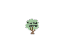Load image into Gallery viewer, Tree Nut Allergy Sticker – 2.5&quot; Medical Alert Decal - Set of 12
