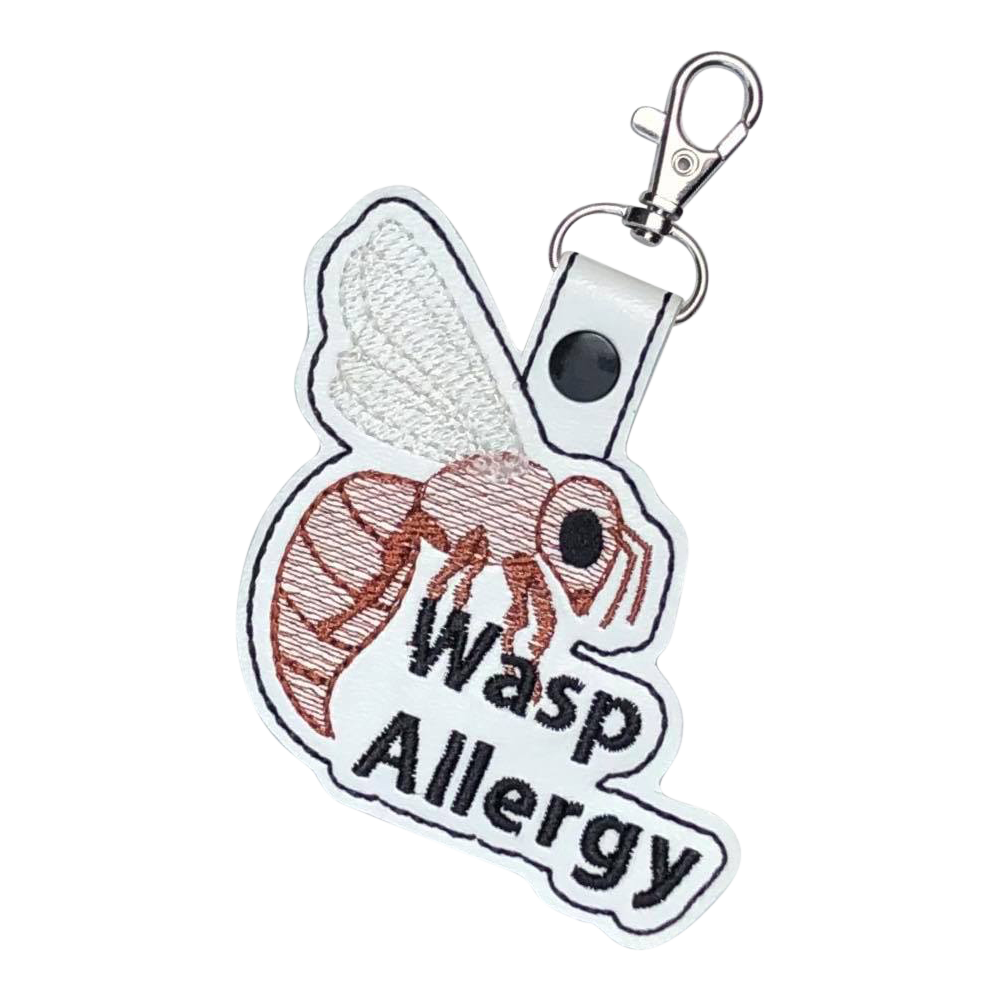 Wasp Allergy Bag Tag
