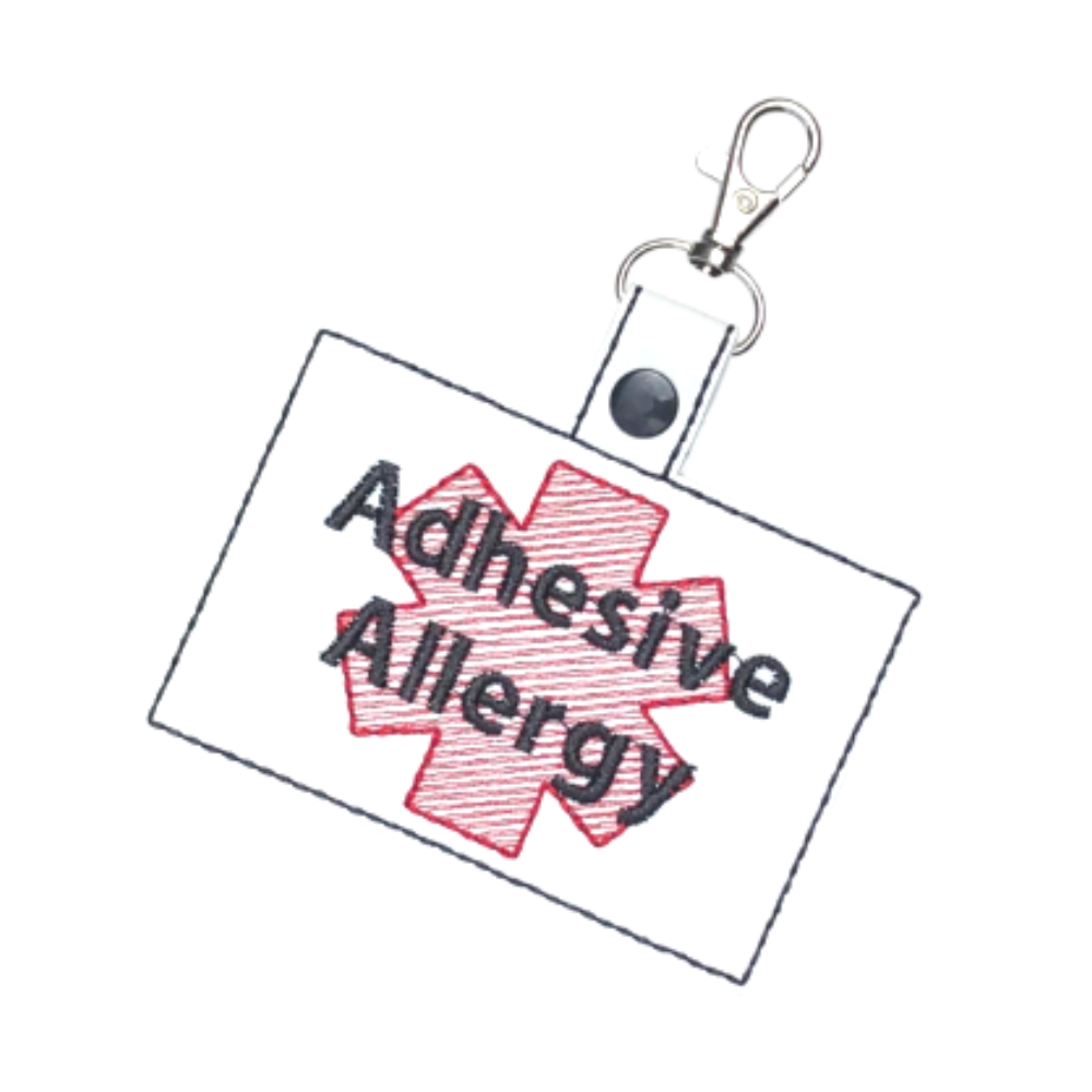 Adhesive Allergy Bag Tag