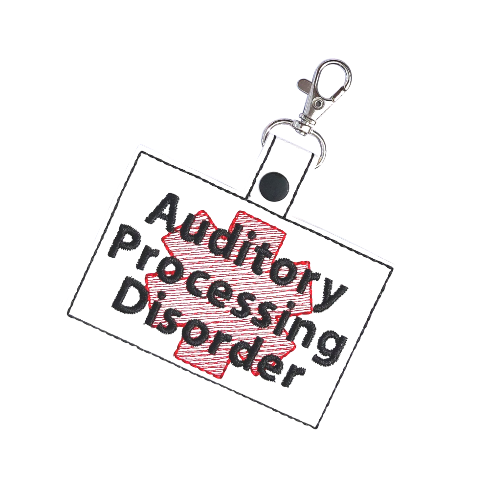 Auditory Processing Disorder Bag Tag