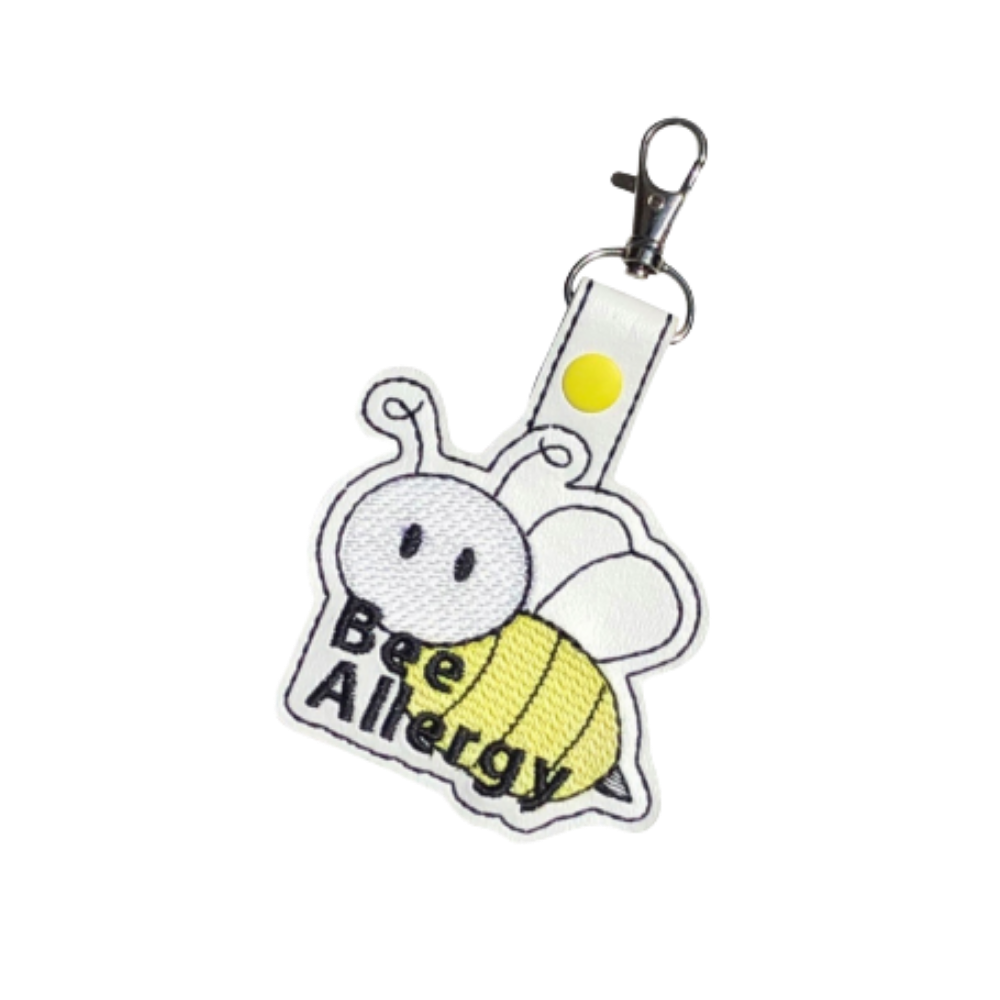 Bee Allergy Bag Tag