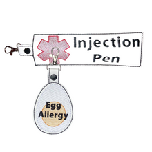 Load image into Gallery viewer, Egg Allergy Bag Tag - Boiled
