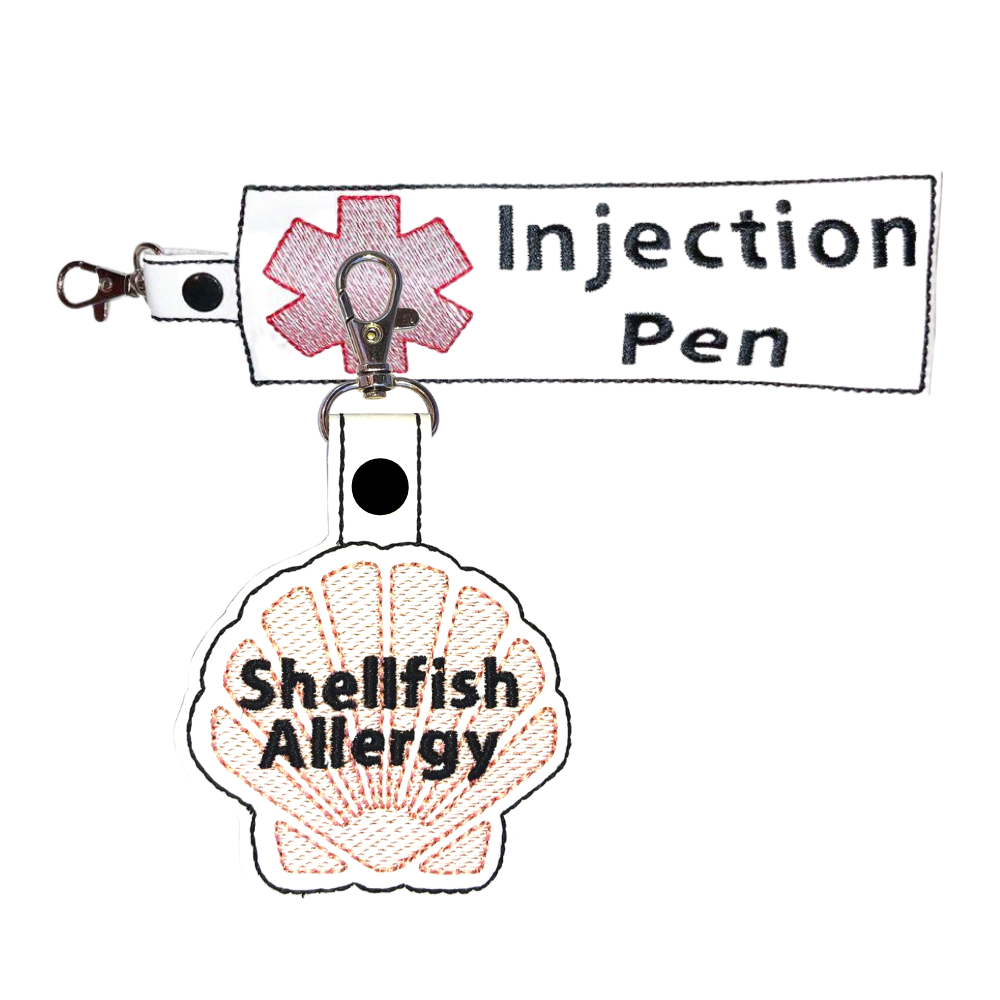 Shellfish Allergy & Injection Pen Holder Bundle