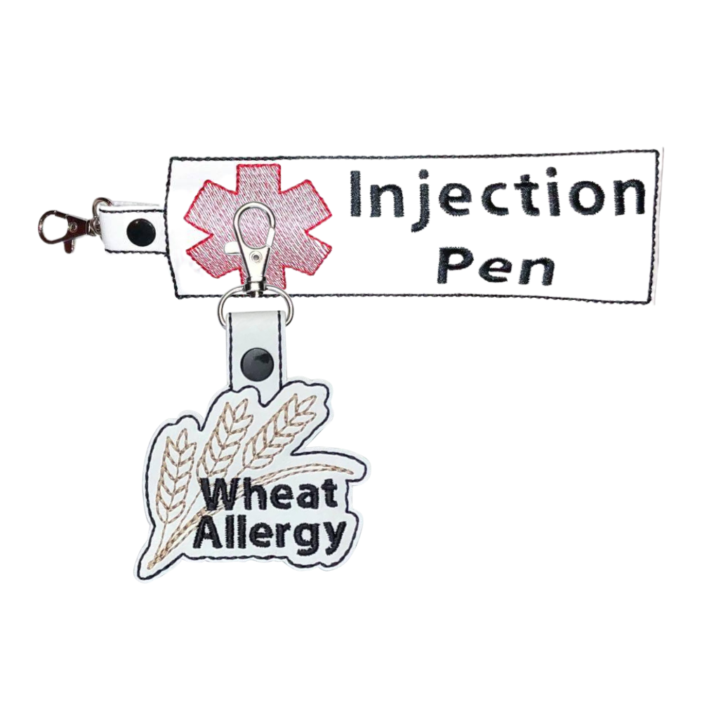 Wheat Allergy & Injection Pen Holder Bundle