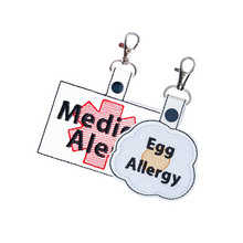 Load image into Gallery viewer, Egg Allergy &amp; Large Medical Alert Bundle - Fried
