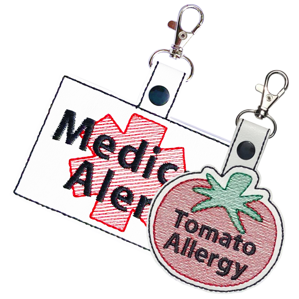 Tomato Allergy & Large Medical Alert Bundle