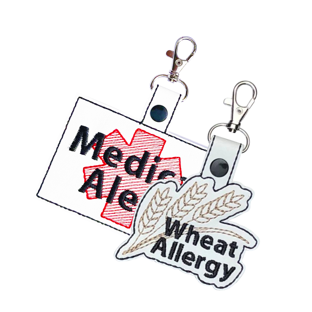 Wheat Allergy & Large Medical Alert Bundle