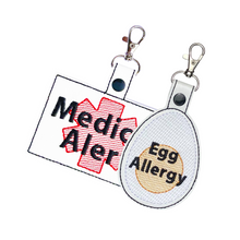 Load image into Gallery viewer, Egg Allergy &amp; Large Medical Alert Bundle - Boiled
