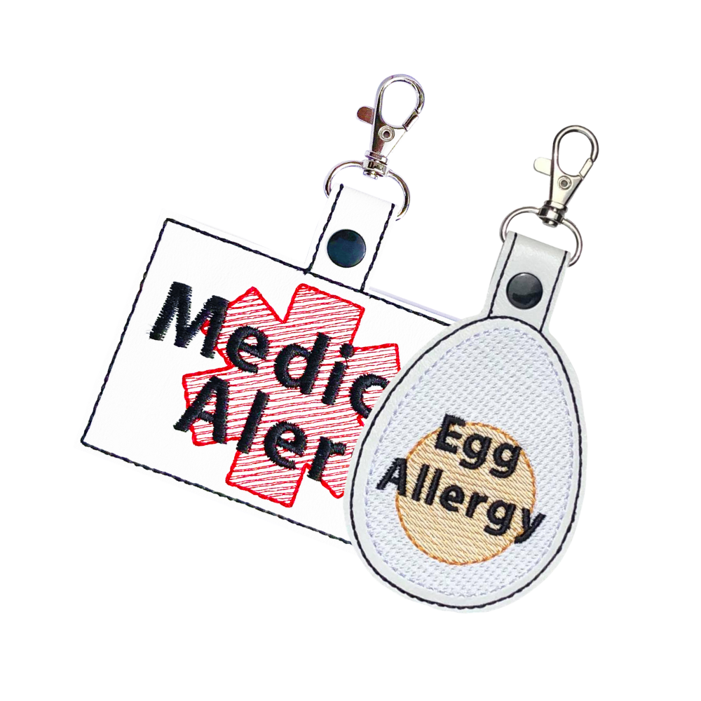 Egg Allergy & Large Medical Alert Bundle - Boiled