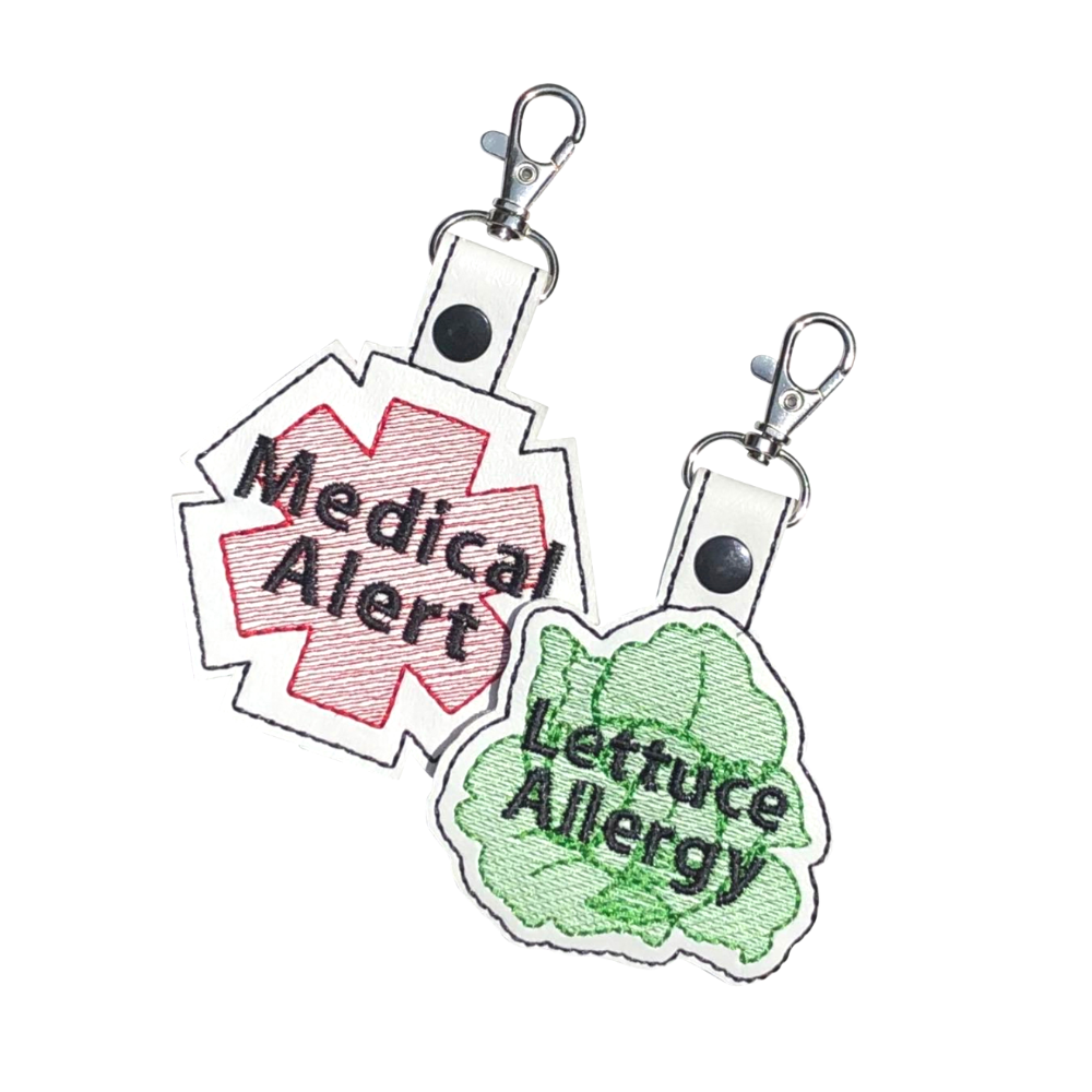 Lettuce Allergy & Small Medical Alert Bundle