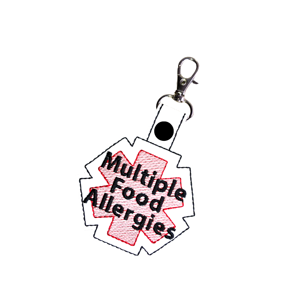 Multiple Food Allergy Bag Tag