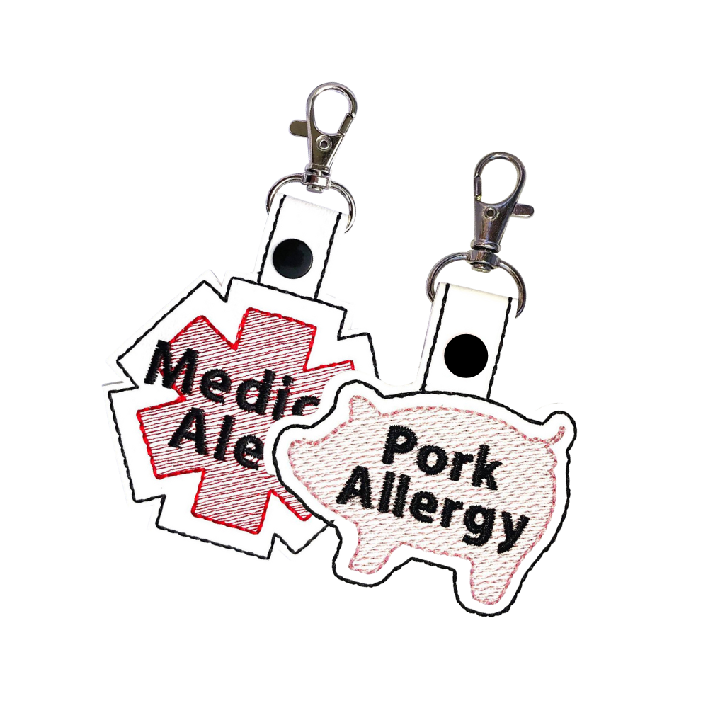 Pork Allergy & Small Medical Alert Bundle