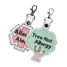 Load image into Gallery viewer, Tree Nut Allergy Bag Tag
