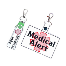 Load image into Gallery viewer, Medical Information USB Holder Bag Tag
