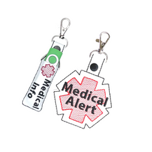 Load image into Gallery viewer, Medical Information USB Holder Bag Tag
