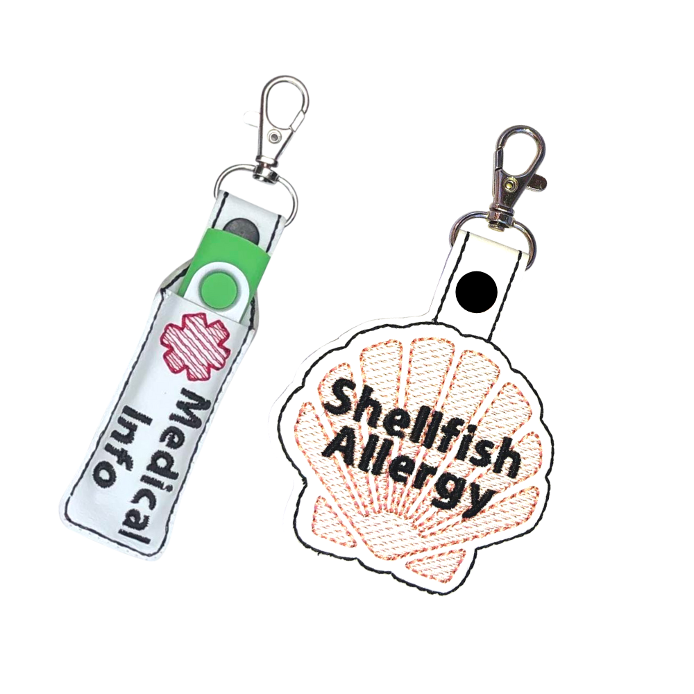 Shellfish Allergy & Medical USB Holder Bundle